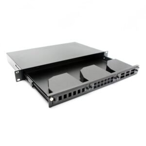 1u mpo mtp metal slide rack mount patch panel 72 fibers with mtp cassette empty