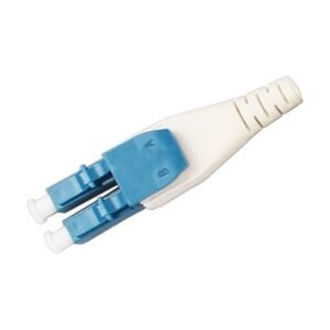single mode os2 lc/upc optical connector uniboot 5.0mm fiber optic cable connector blue housing, black boot (copy)