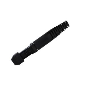 mt rj connector female 2.0mm single mode & multimode black 2 cores