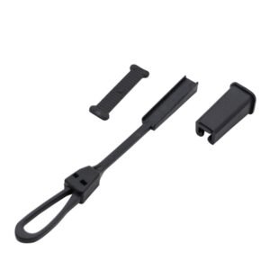 nylon drop wire tension clamps for flat drop cable, self adjusting wedge
