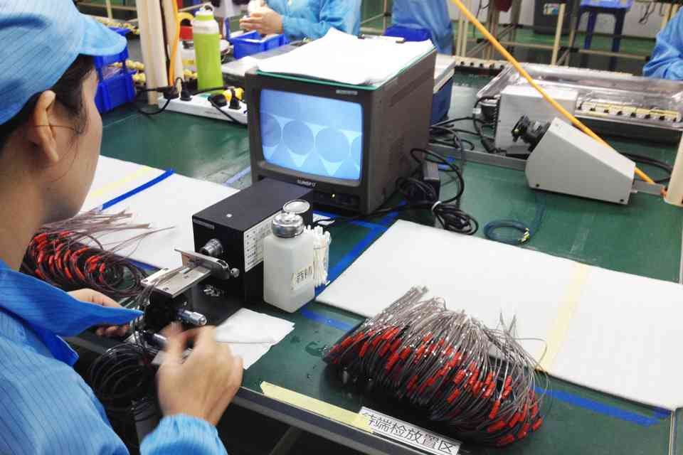 5. fiber array end face check