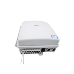 24 port plastic fiber access terminal box for 1x24 splitter, 1x16 splitter with sc connectors, outdoor use