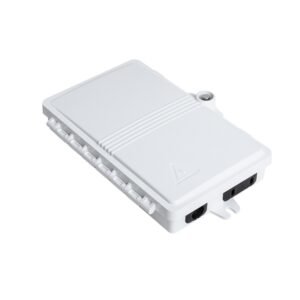 2 port sc ofc termination box, outdoor fiber splice box wall mount with splice tray
