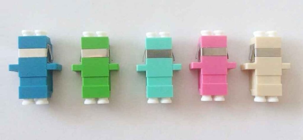 lc duplex adapters i different color