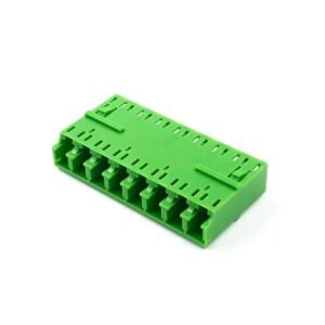 8 way fiber lc apc adapter, sm, flangeless for data center use